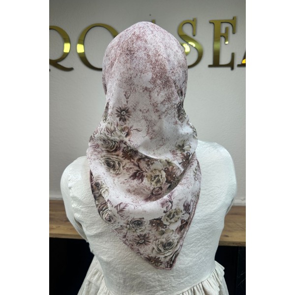 Desenli Soft Eşarp 07AV
