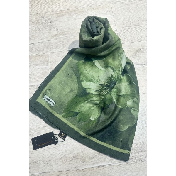 Dijital Bambu Pamuklu Şal 021y