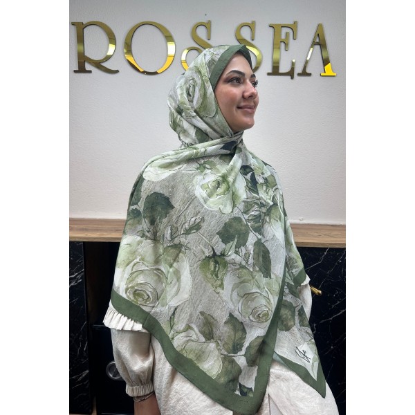 Desenli Bambu Şal 031H