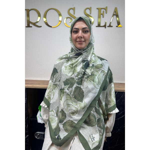 Desenli Bambu Şal 031H