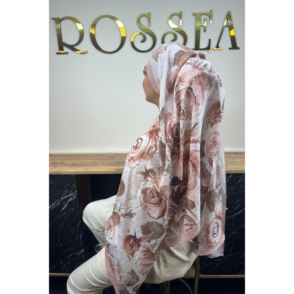 Desenli Bambu Şal 031P