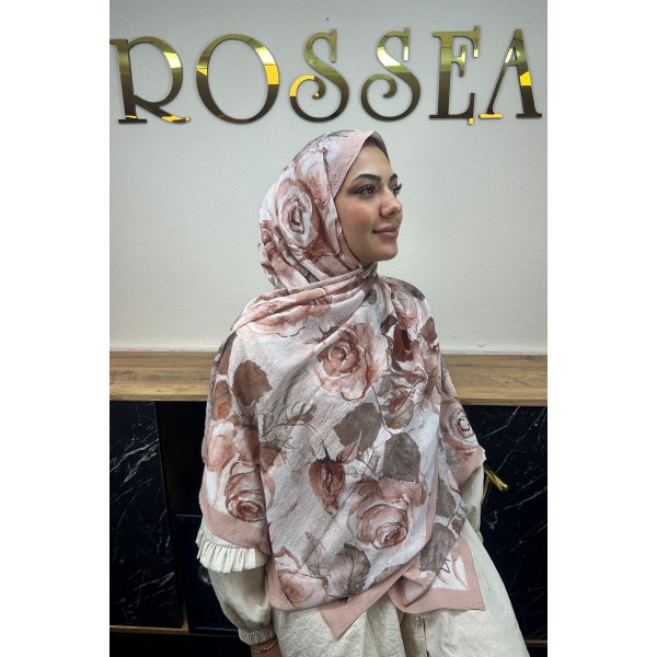 Desenli Bambu Şal 031P