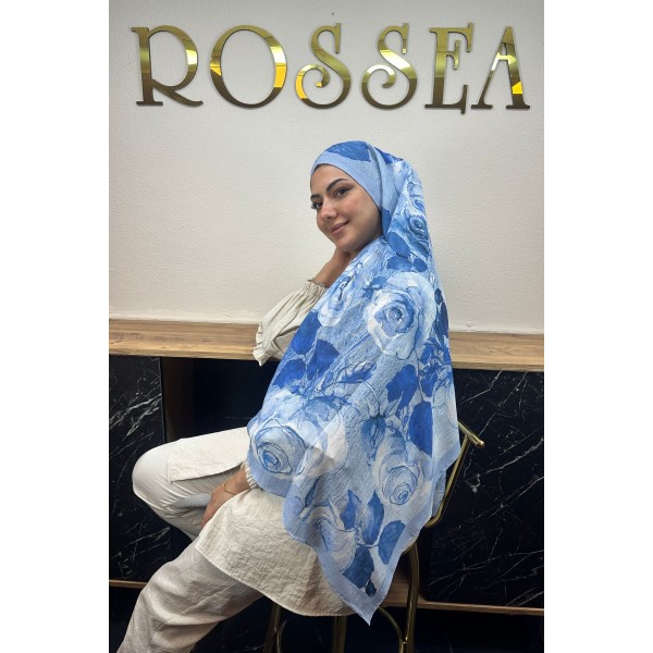 Desenli Bambu Şal 031M