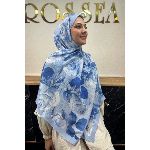 Desenli Bambu Şal 031M