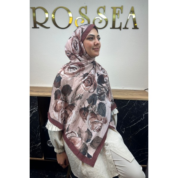 Desenli Bambu Şal 031AK