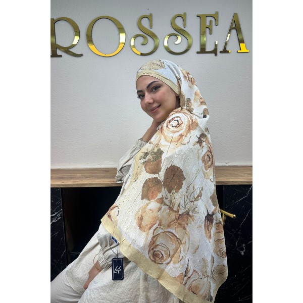 Desenli Bambu Şal 031S