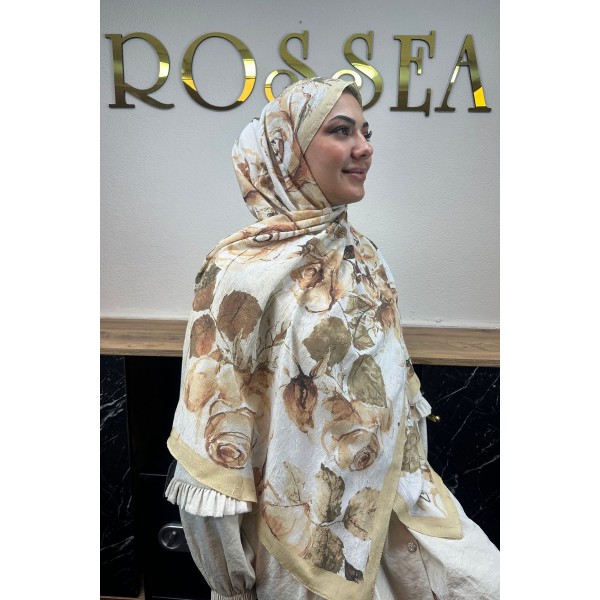 Desenli Bambu Şal 031S