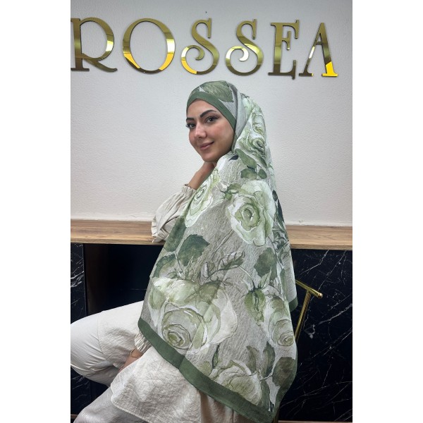 Desenli Bambu Şal 031H