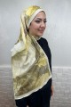 Desenli Bambu Şal 032YG