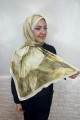 Desenli Bambu Şal 032YG