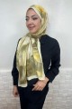 Desenli Bambu Şal 032YG