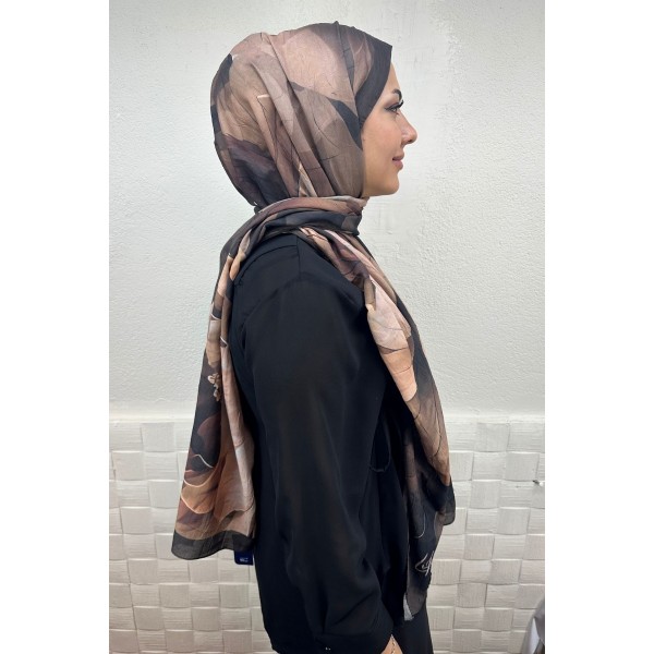 Desenli Bambu Şal 032K