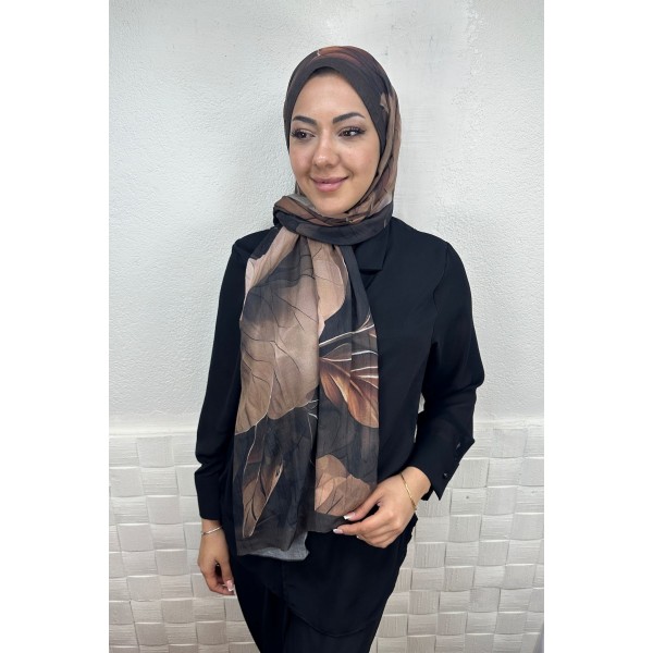 Desenli Bambu Şal 032K