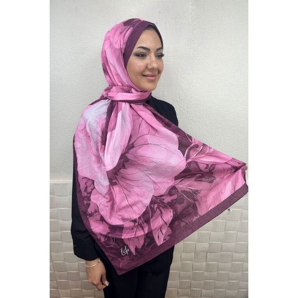 Desenli Bambu Şal 032B