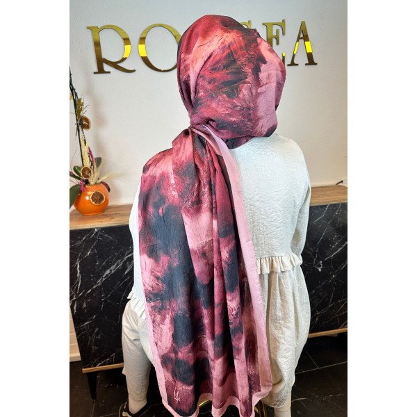 Desenli Bambu Şal 033K