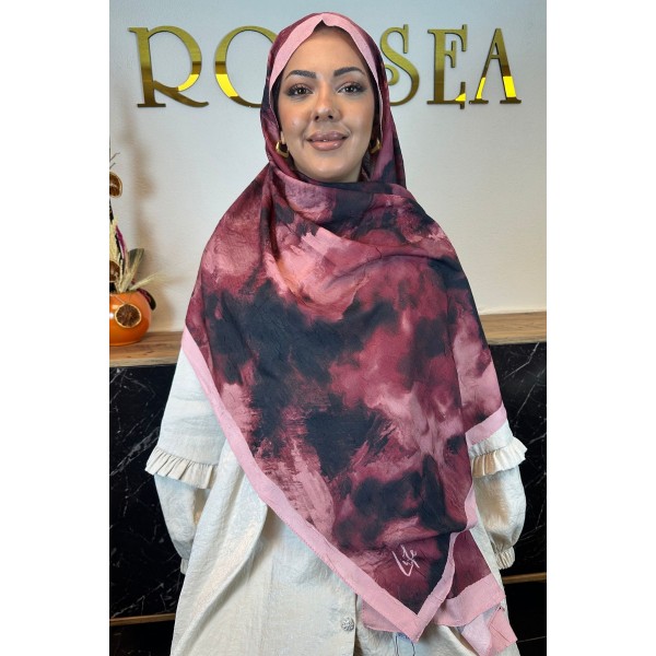 Desenli Bambu Şal 033K