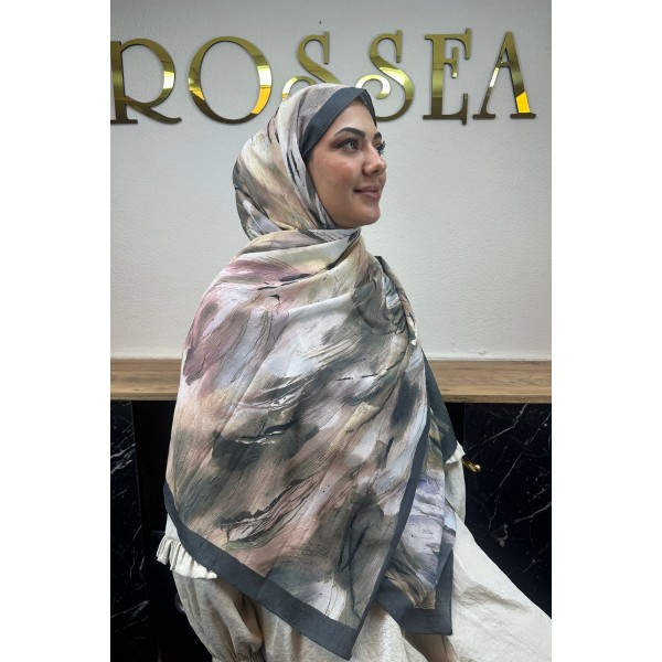 Desenli Bambu Şal 033H