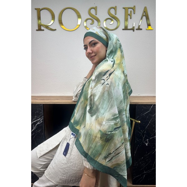 Desenli Bambu Şal 033H