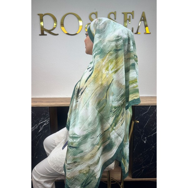 Desenli Bambu Şal 033H