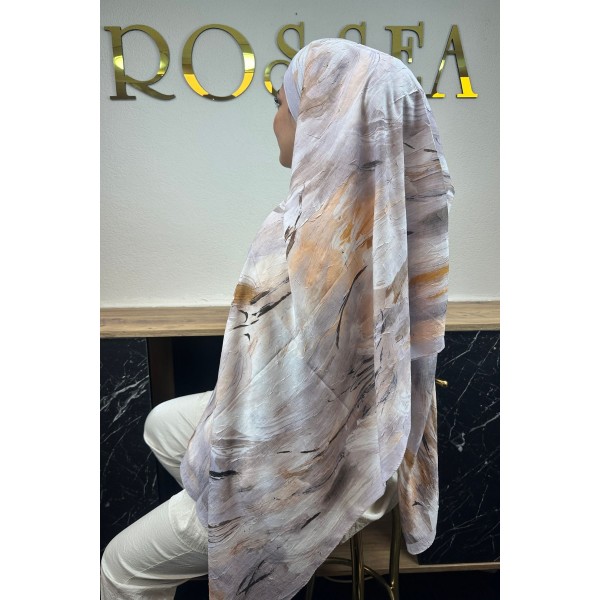 Desenli Bambu Şal 033G