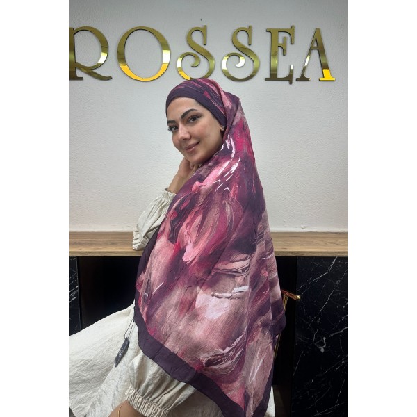 Desenli Bambu Şal 033B