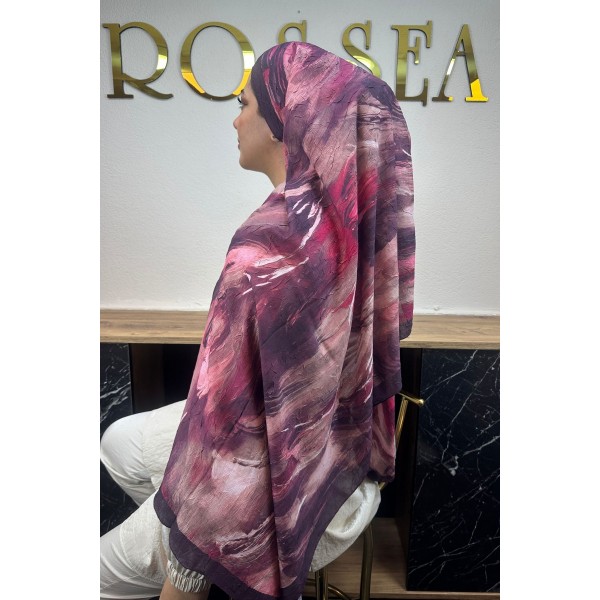 Desenli Bambu Şal 033B