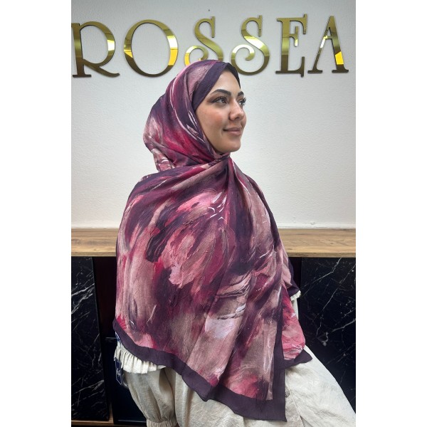 Desenli Bambu Şal 033B