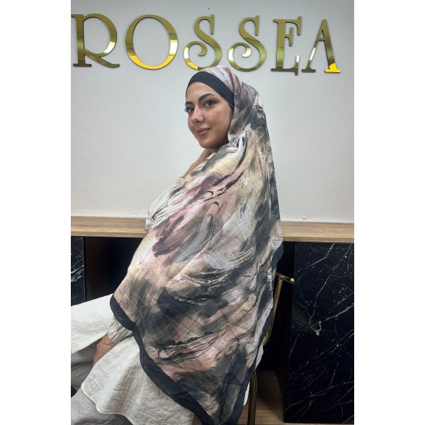 Desenli Bambu Şal 033S