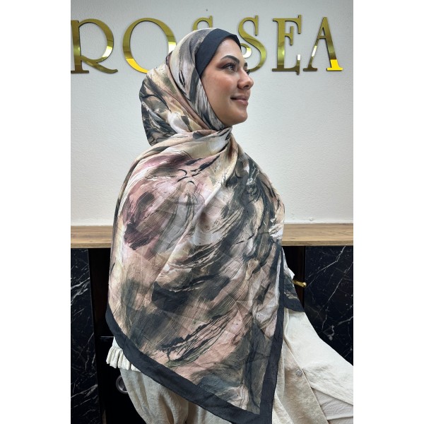 Desenli Bambu Şal 033S