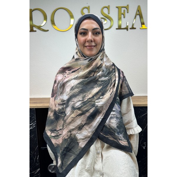 Desenli Bambu Şal 033S