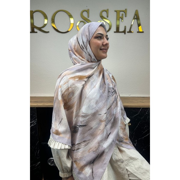 Desenli Bambu Şal 033G