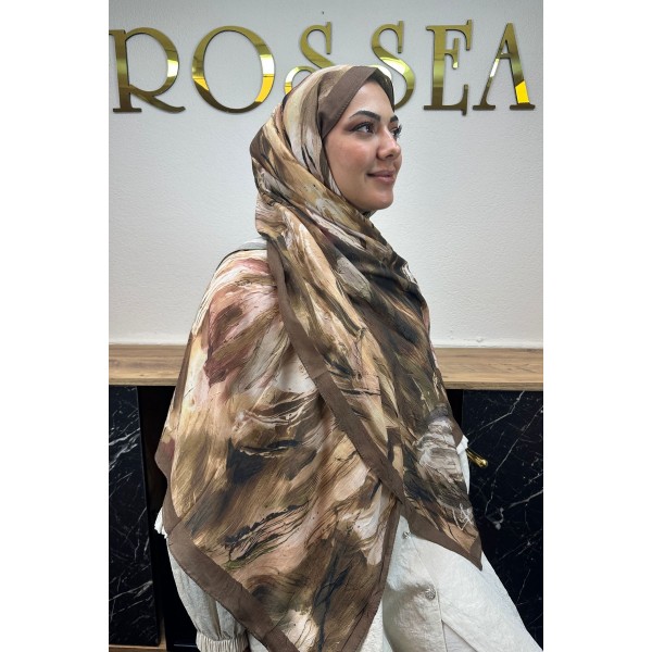 Desenli Bambu Şal 033AK