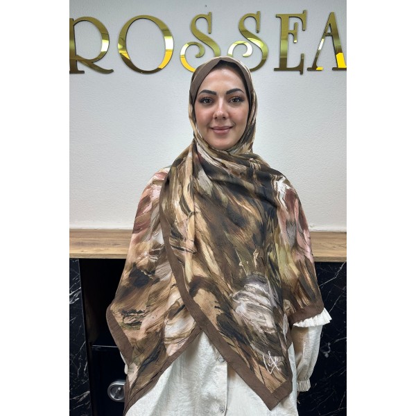 Desenli Bambu Şal 033AK