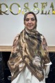 Desenli Bambu Şal 033AK