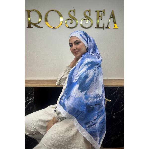 Desenli Bambu Şal 033M