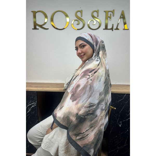 Desenli Bambu Şal 033H