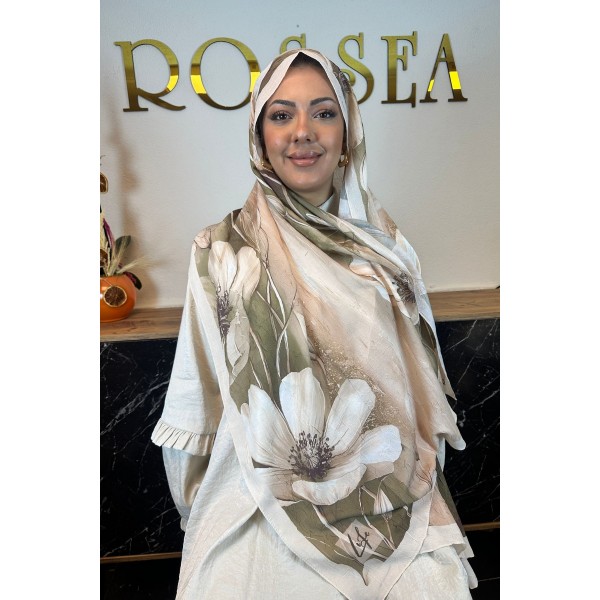 Desenli Soft Şal 034B