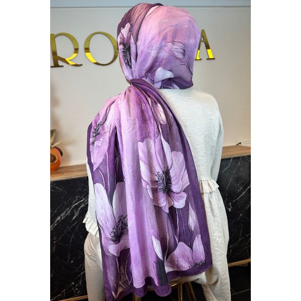 Desenli Soft Şal 034M