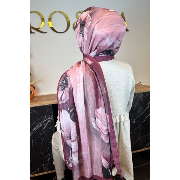 Desenli Soft Şal 034M