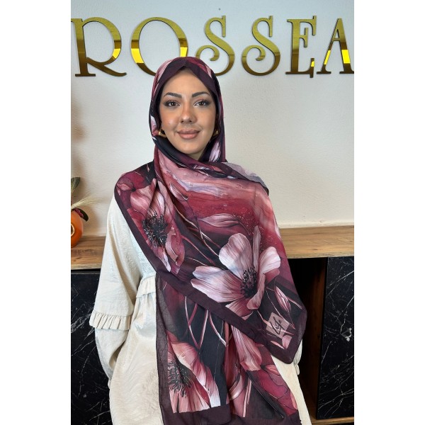 Desenli Soft Şal 034B