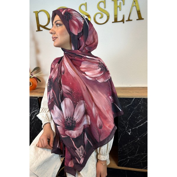 Desenli Soft Şal 034B