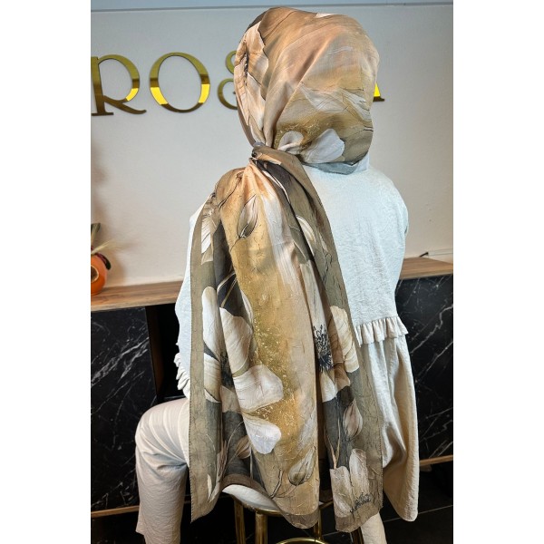 Desenli Soft Şal 034YG