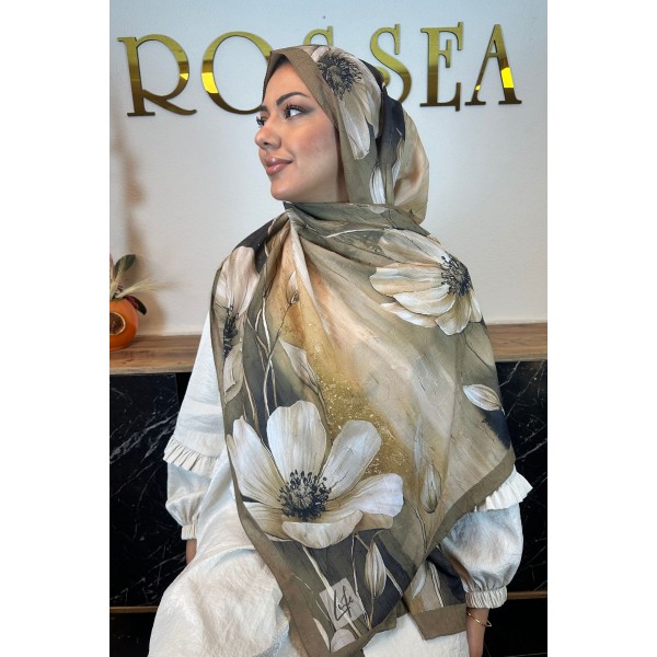 Desenli Soft Şal 034YG