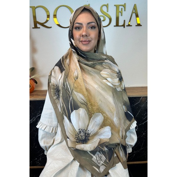 Desenli Soft Şal 034YG