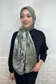 Desenli Bambu Şal 035H