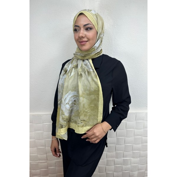 Desenli Bambu Şal 035ZY