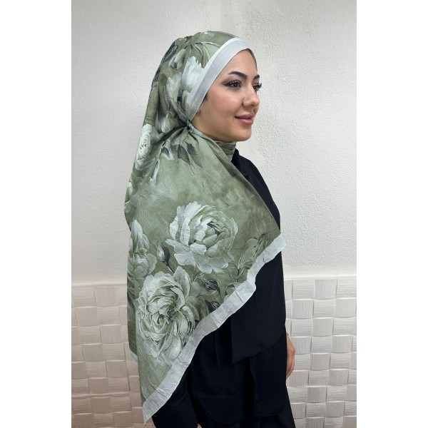 Desenli Bambu Şal 035Y