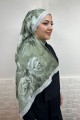 Desenli Bambu Şal 035Y
