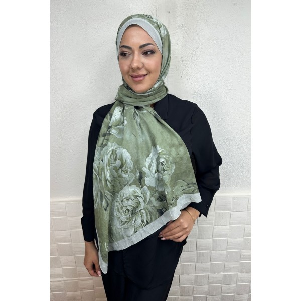 Desenli Bambu Şal 035Y