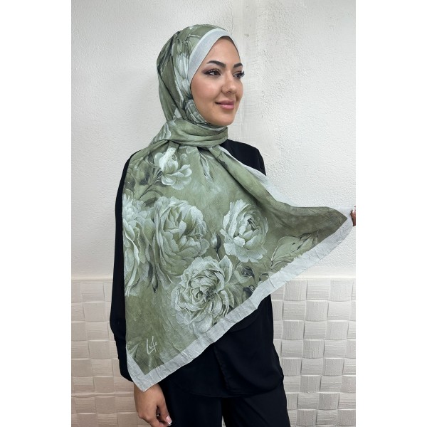 Desenli Bambu Şal 035Y